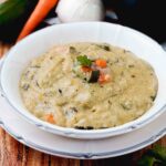 polenta alle verdure in piatto