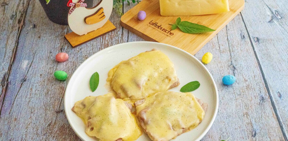 fettine di vitello con formaggio fiante lattebusche e salvia