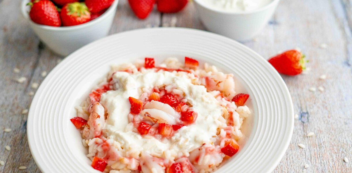 risotto riso riso alle fragole