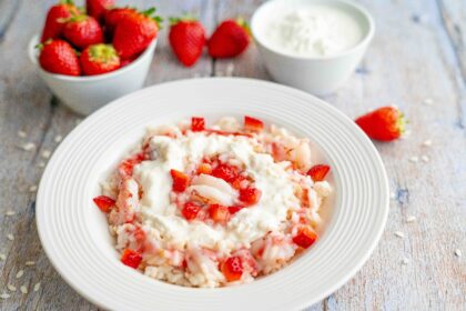 risotto riso riso alle fragole