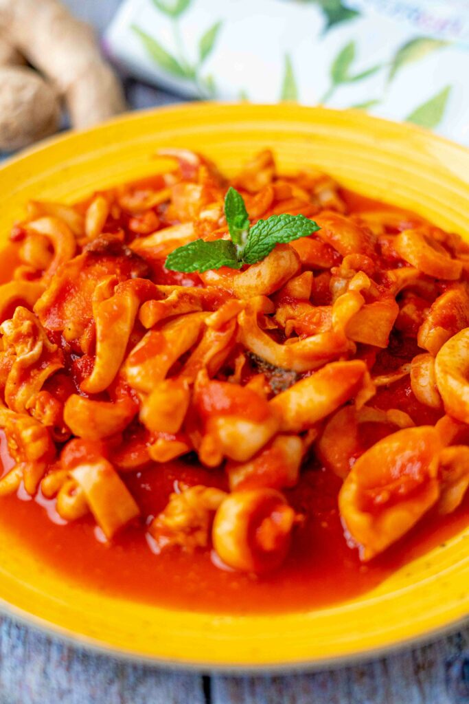 seppie al sugo seppie allo zenzero