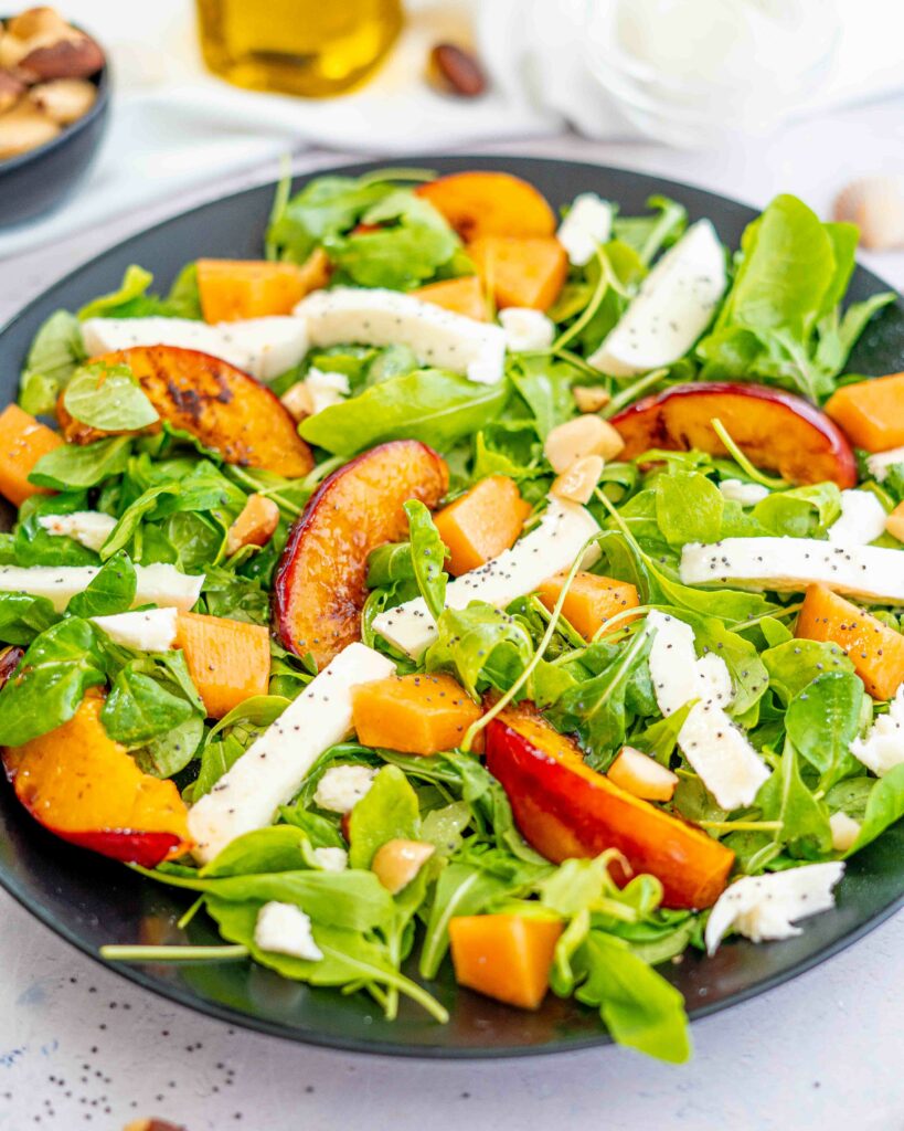 insalata in primo piano