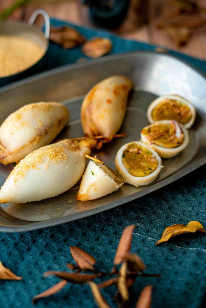 calamri ripieni al forno