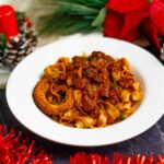 tagliatelle al ragu di polpo