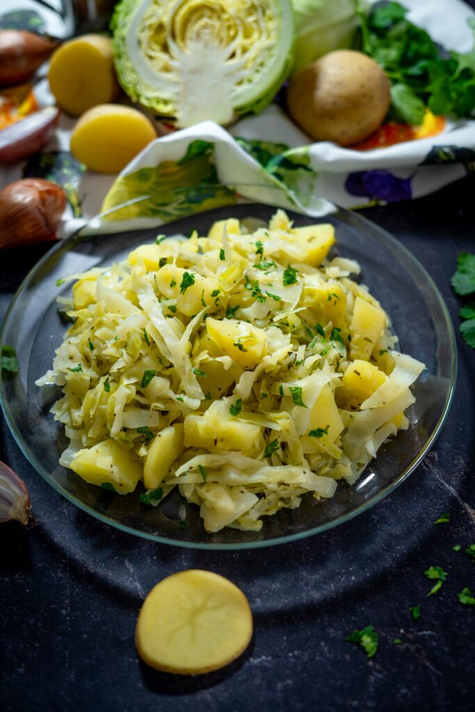  cavolo cappuccio con patate