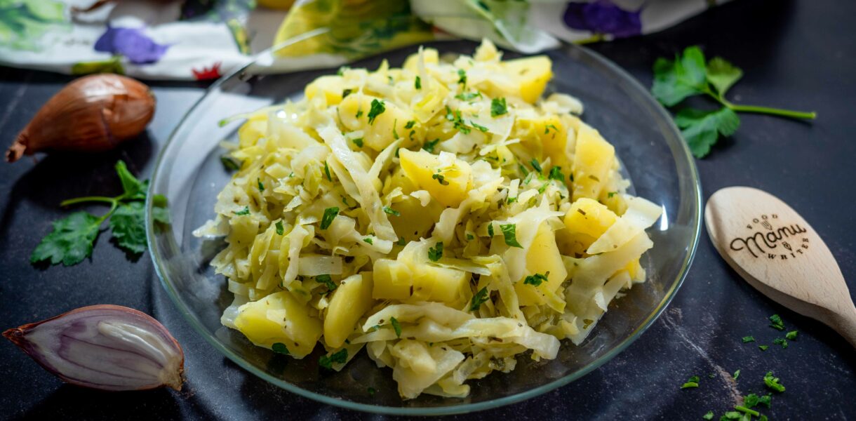 cavolo cappuccio con patate