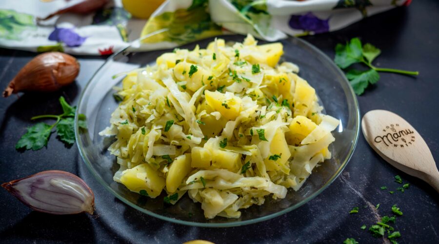 cavolo cappuccio con patate