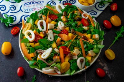 insalata calamari e mango