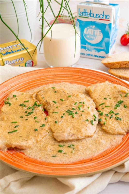 lonza di maiale al latte