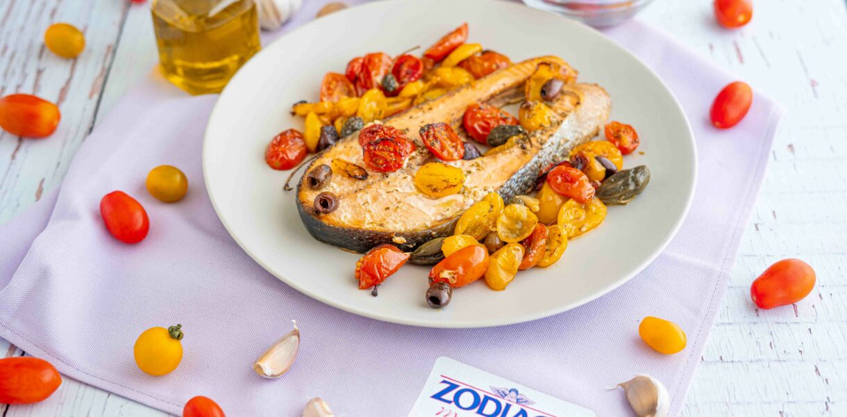 salmone alla mediterranea