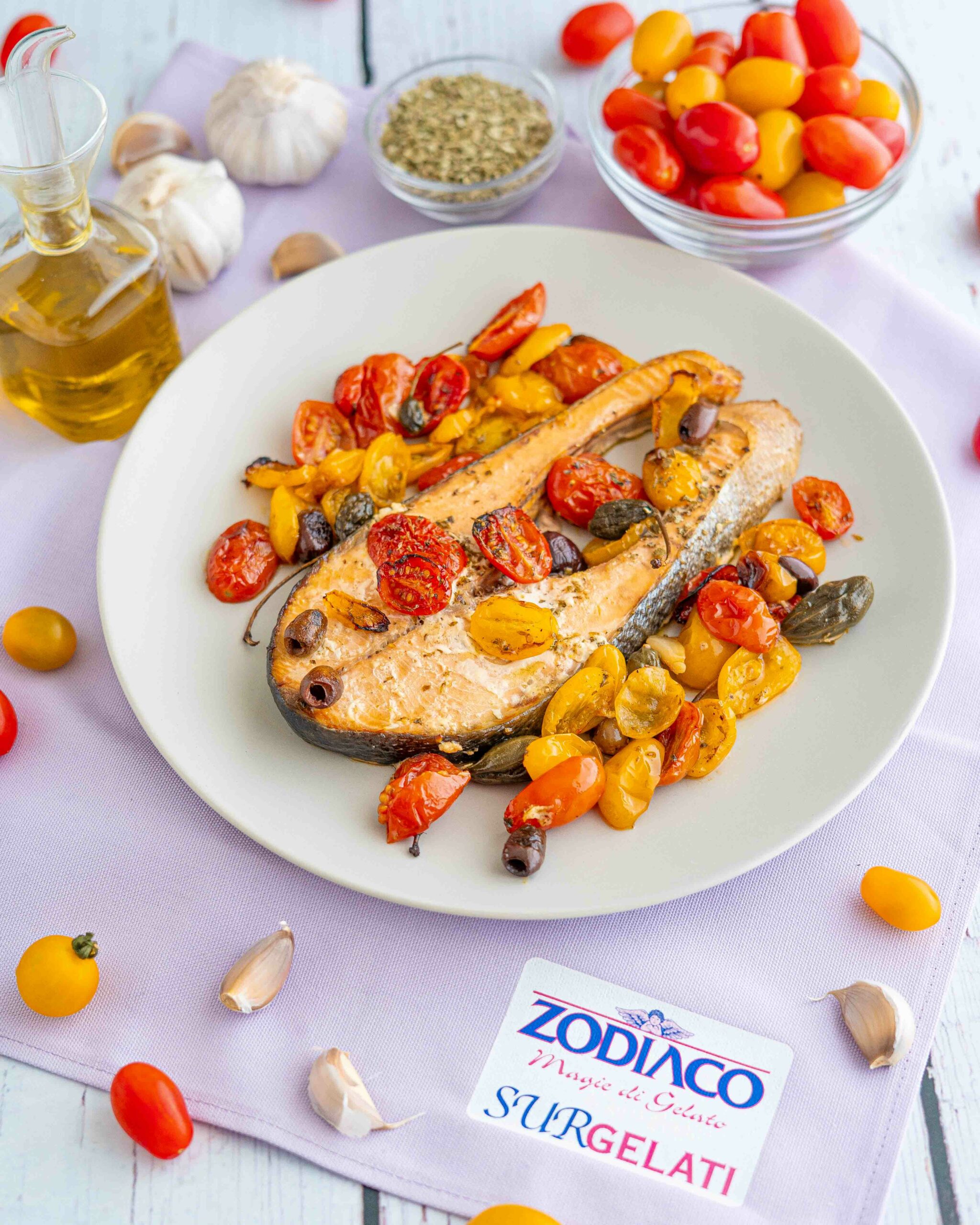 salmone alla mediterranea