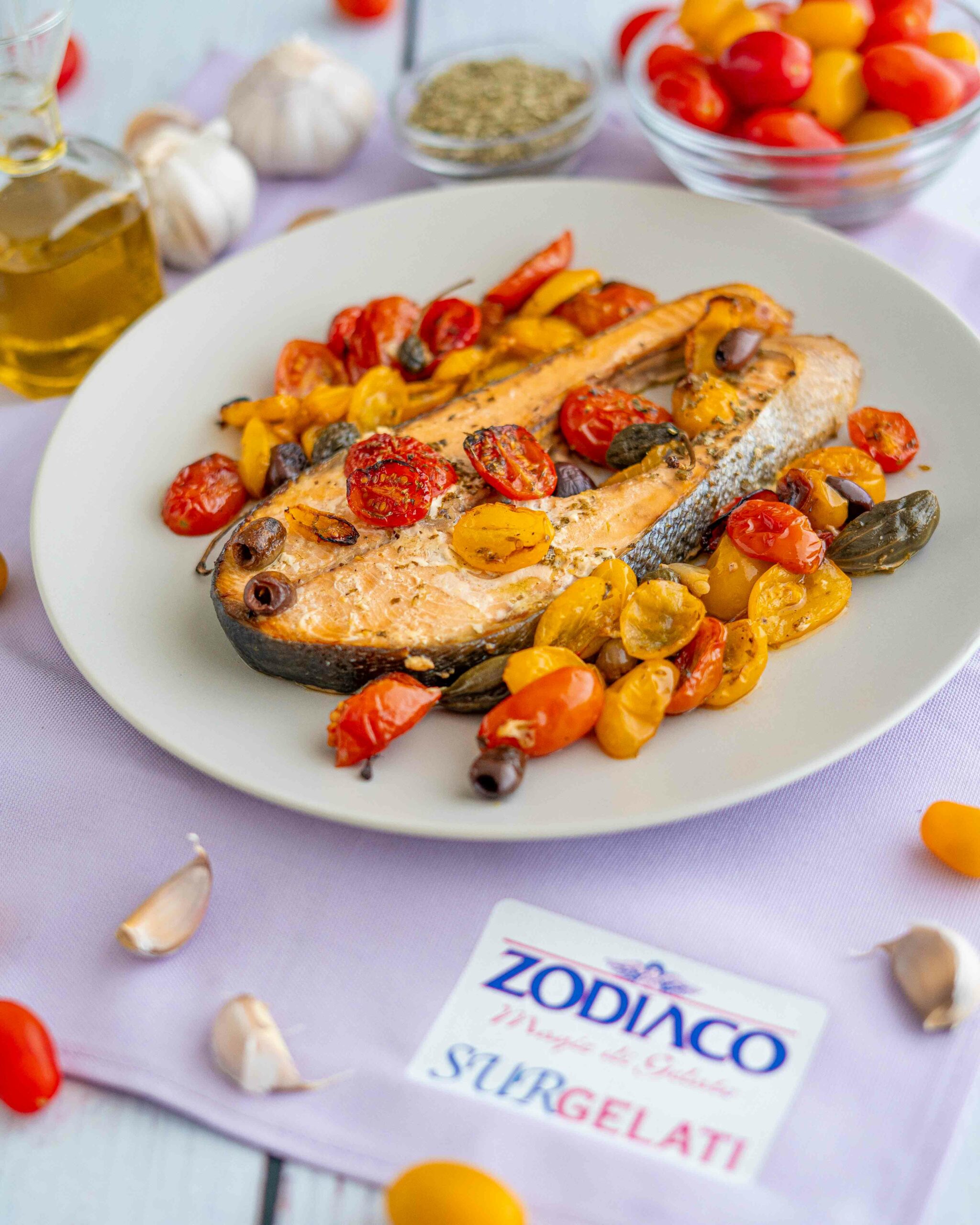 salmone alla mediterranea