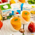 panna cotta allo yogurt e pesche