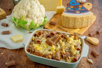 pasta integrale gratinata co cavolfiore