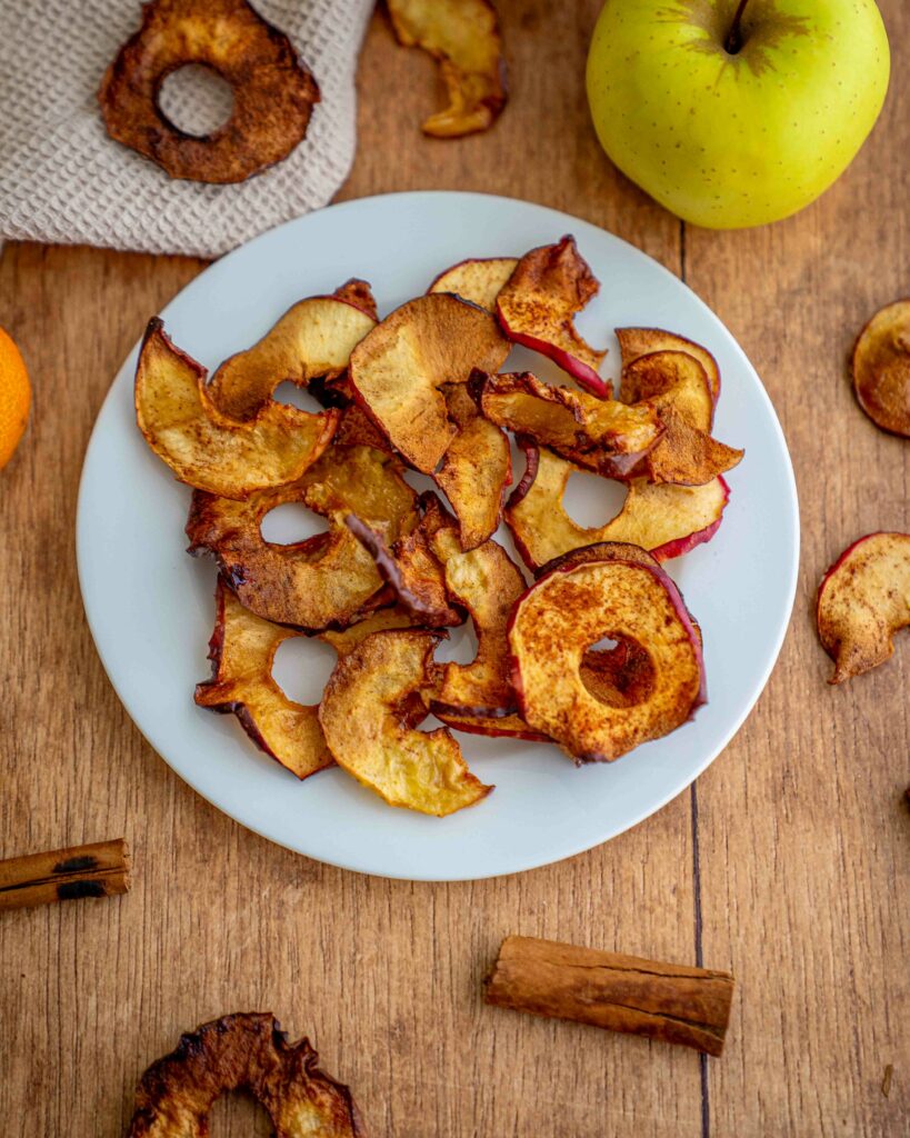 chips di mele in friggitrice ad aria