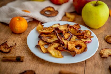 chips di mele in friggitrice ad aria