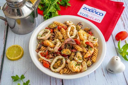 pasta fredda ai frutti di mare