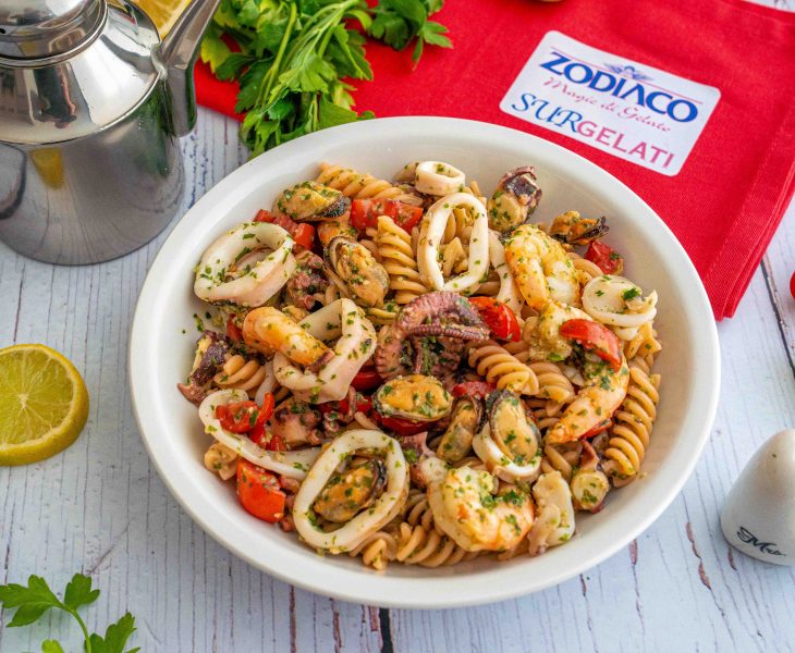 pasta fredda ai frutti di mare